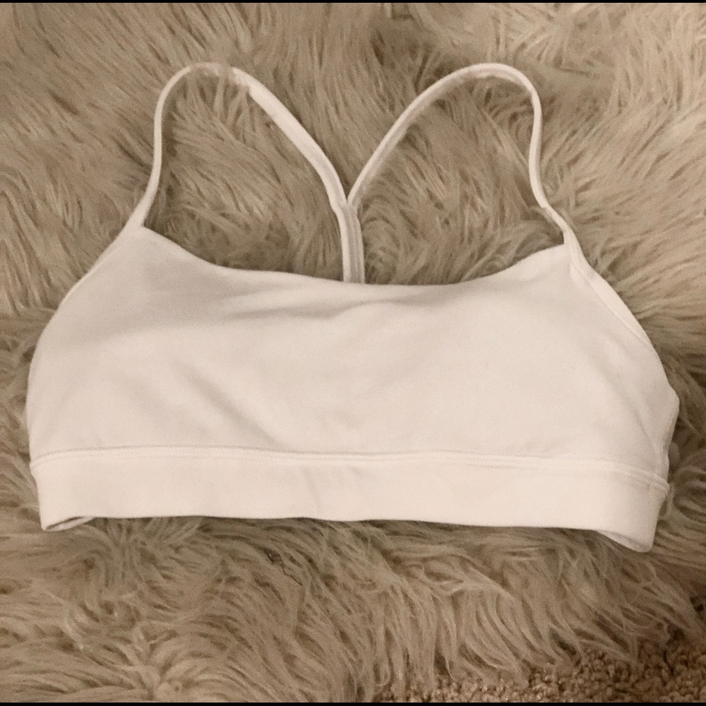 Lululemon Flow Y Bra White size 4